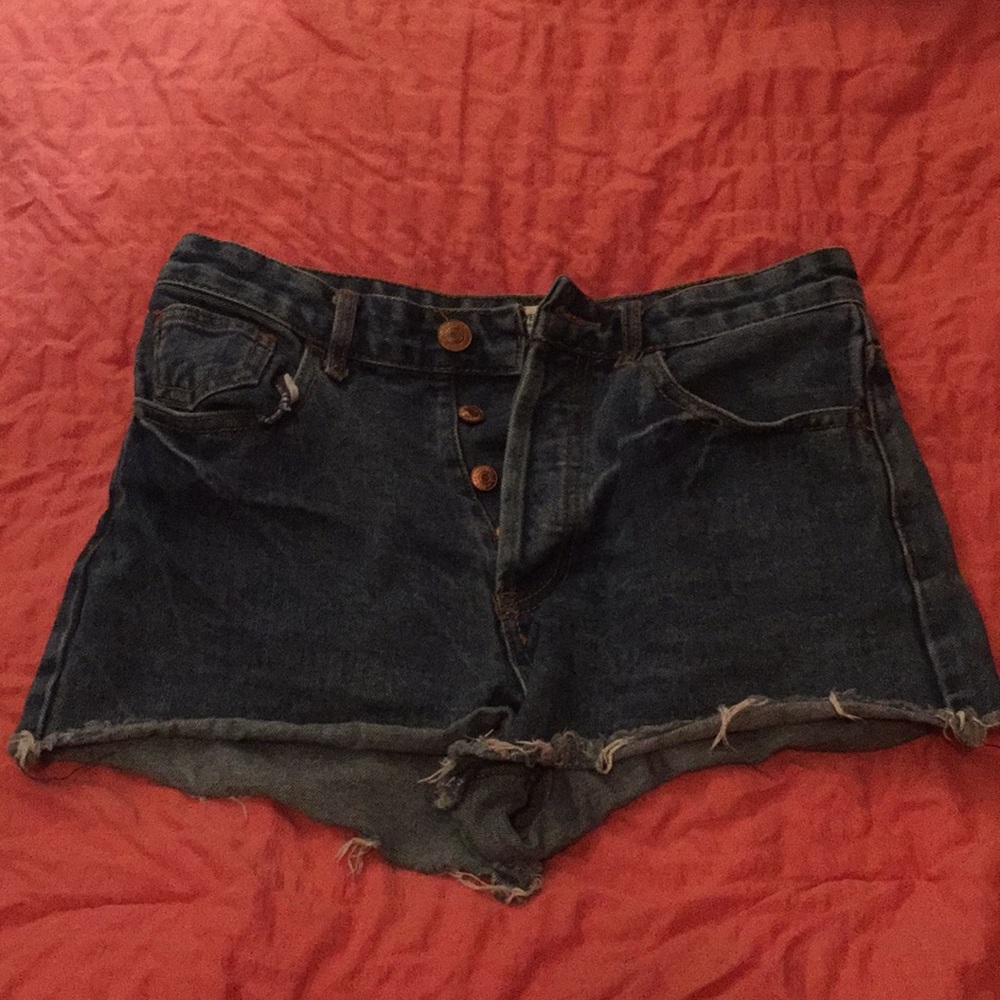 High Waisted Jean Shorts
